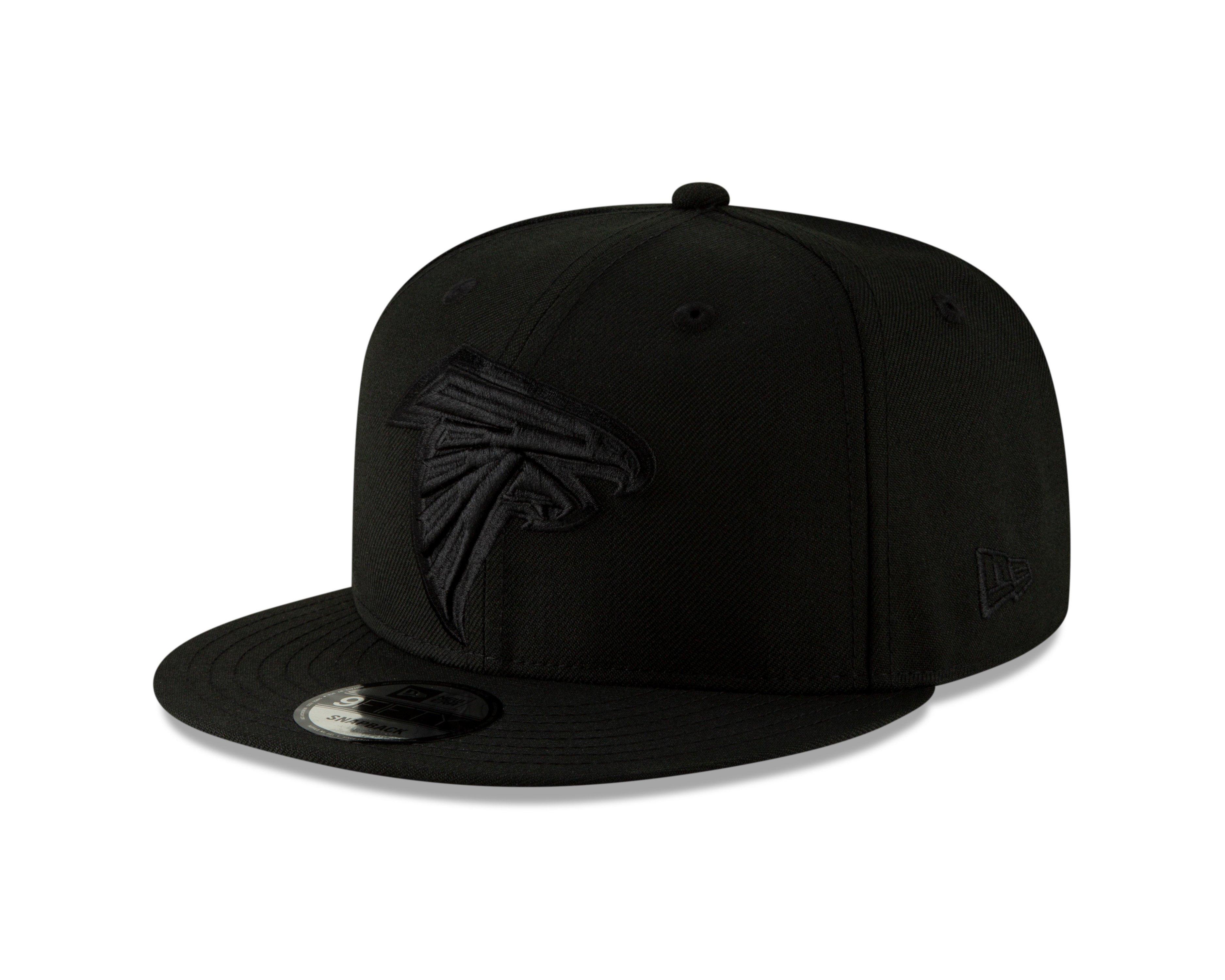 New Era Atlanta Falcons 9FIFTY Snapback Hat - Black - BLACK